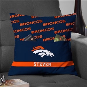 NFL Denver Broncos Personalized Pocket Pillow - 47882-S