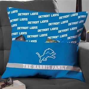 NFL Detroit Lions Personalized Pocket Pillow - 47894-L