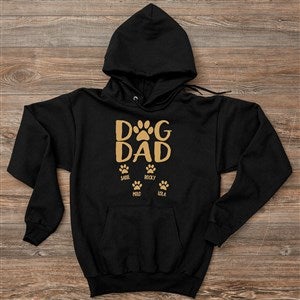 Dog Dad Personalized Hanes® Adult Hooded Sweatshirt - 47898-BS
