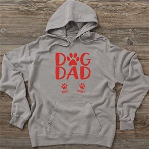 Dog Dad Personalized Hanes® Adult ComfortWash™ Hoodie - 47898-CWHS