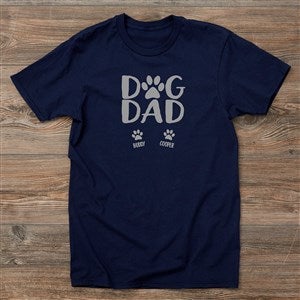 Dog Dad Personalized Hanes® Adult T-Shirt - 47903-AT