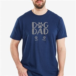 Dog Dad Personalized Hanes® Adult T-Shirt - 47903-AT