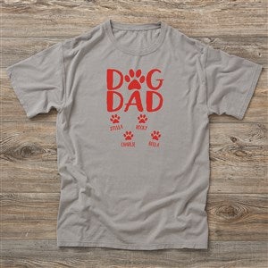 Dog Dad Personalized Hanes® Adult ComfortWash™ T-Shirt - 47903-CWT