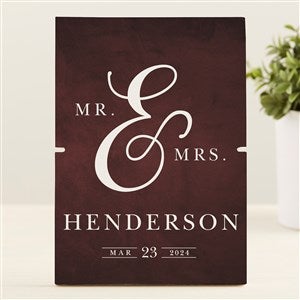 Moody Chic Personalized Story Board Plaque - 47943