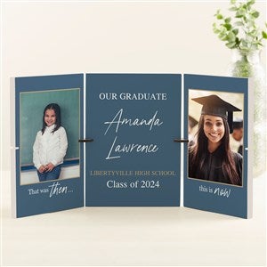 Then & Now Graduation Personalized Story Board Plaque Set- Set of 3 - 47947-3