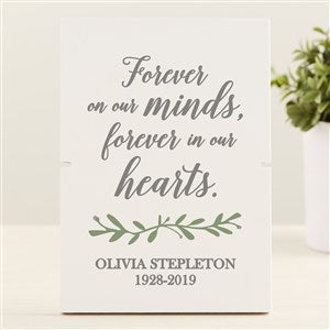 Botanical Memorial Personalized Story Board Plaque - 47951