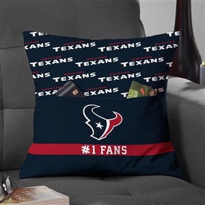 NFL Houston Texans Personalized Pocket Pillow - 47985-S