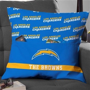 NFL Los Angeles Chargers Personalized Pocket Pillow - 48002-L