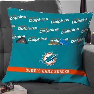 NFL Miami Dolphins Personalized Pocket Pillow - 48011-L