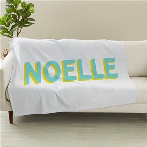 Shadow Name Personalized 50x60 Sweatshirt Blanket - 48057-SW