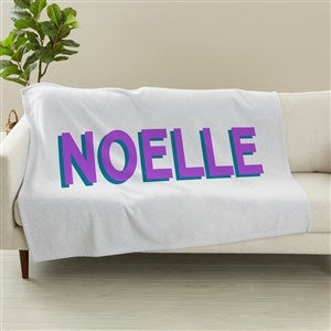 Shadow Name Personalized 50x60 Sweatshirt Blanket - 48057-SW