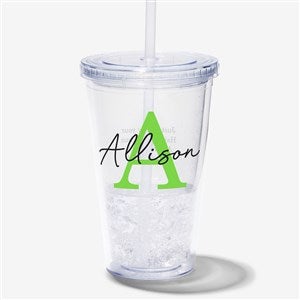 Simple Signature Personalized 17 oz. Acrylic Insulated Tumbler - 48081