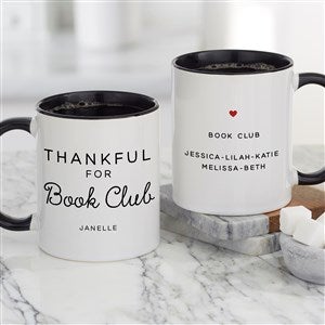 Thankful For Personalized Coffee Mug 11 oz.- Black - 48246-B