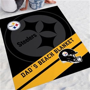 NFL Pittsburgh Steelers Personalized Beach Blanket - 48279