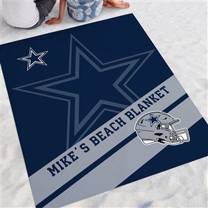 NFL Dallas Cowboys Personalized Beach Blanket - 48281