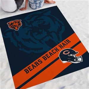 NFL Chicago Bears Personalized Beach Blanket - 48283