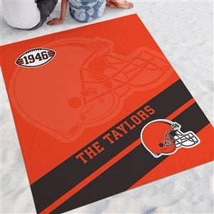 NFL Cleveland Browns Personalized Beach Blanket - 48288