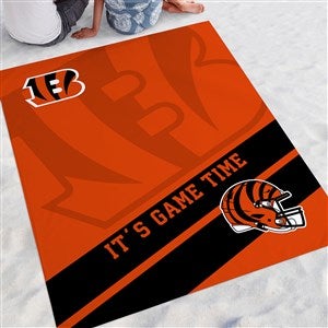 NFL Cincinnati Bengals Personalized Beach Blanket - 48378
