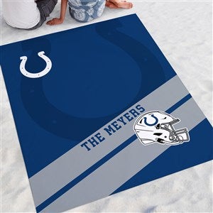 NFL Indianapolis Colts Personalized Beach Blanket - 48381