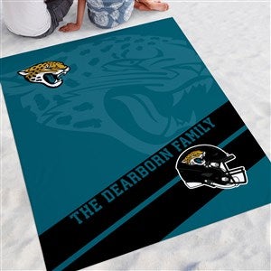 NFL Jacksonville Jaguars Personalized Beach Blanket - 48382