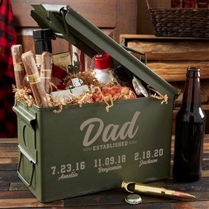 Established Personalized 50 Cal Ammo Box - 48400