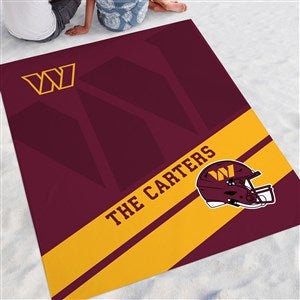 NFL Washington Football Team Personalized Beach Blanket - 48410