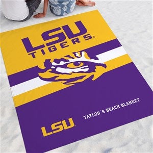 NCAA Louisiana State University Personalized Beach Blanket - 48414