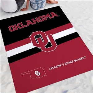 NCAA Oklahoma Sooners Personalized Beach Blanket - 48423