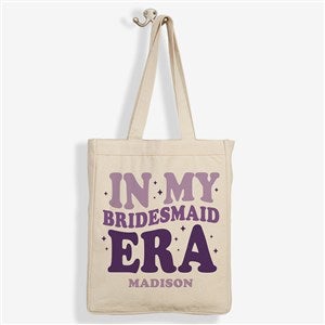In My Bridal Party Era Personalized Canvas Tote Bag- 14quot; x 10quot; - 48658-S