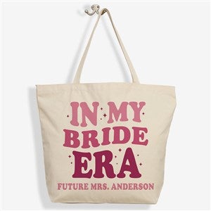 In My Bridal Party Era Personalized Canvas Tote Bag- 20quot; x 15quot; - 48658