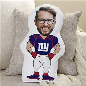New York Giants Personalized Photo Character Throw Pillow - 48716