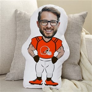 Cleveland Browns Personalized Photo Character Throw Pillow - 48721