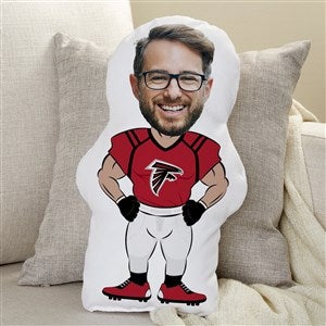 Atlanta Falcons Personalized Photo Character Throw Pillow - 48726