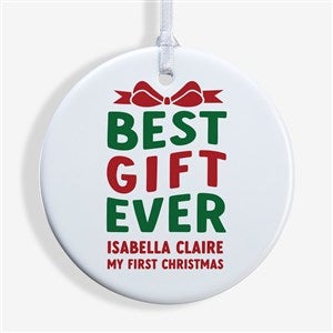 Best Christmas Gift Personalized Baby Ornament- 2.85 Glossy - 1 Sided - 48812-1