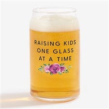 Raising Kids Personalized Mom 16oz. Beer Can Glass - 48890-B