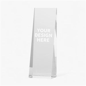 Engraved Logo Slanted Vertical Award - 48978