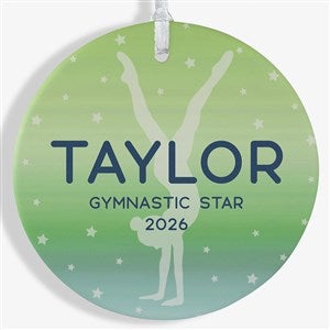 Gymnastics Personalized Christmas Ornament - Large - 49004-1L