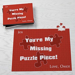 Missing Piece Personalized 500 Piece Puzzle - 4903-500