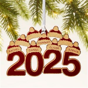 2025 Personalized Wood Ornament- Red Maple - 49079-R