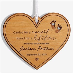 Baby Memorial Personalized Wood Ornament - Natural - 49080-N