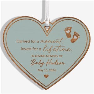 Baby Memorial Personalized Wood Ornament - Blue - 49080-B