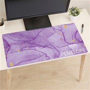 Birthstone Color Personalized Desk Mat - 49178