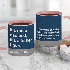 Dad Bod Personalized Coffee Mug - Pink - 49200-P