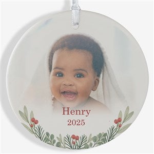 First Noel Personalized Baby Photo Ornament - Large - 49236-1L