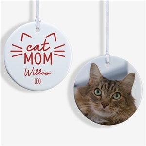 Cat Parent Personalized Ornament- 2.85 Glossy - 2 Sided - 49260-2S