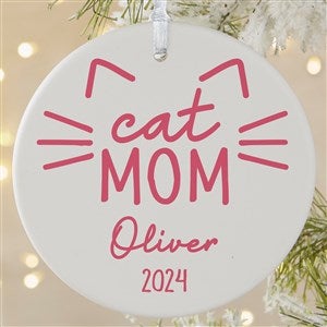 Cat Parent Personalized Ornament- 3.75 Matte - 1 Sided - 49260-1L