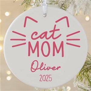 Cat Parent Personalized Ornament- 3.75 Matte - 1 Sided - 49260-1L