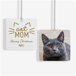 Cat Parent Personalized Ornament- 2.75 Metal - 2 Sided - 49260-2M