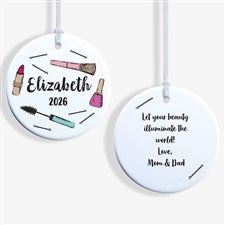 Beauty Queen Personalized Ornament- 2.85 Glossy - 2 Sided - 49263-2S