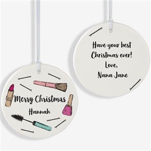 Beauty Queen Personalized Ornament-3.75 Matte - 2 Sided - 49263-2L